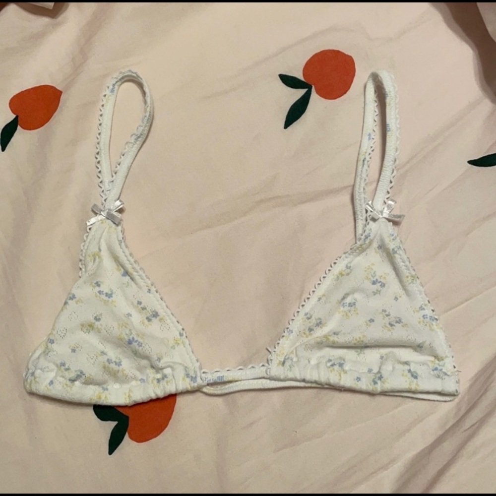 PacSun Floral Lace Trim Bralette